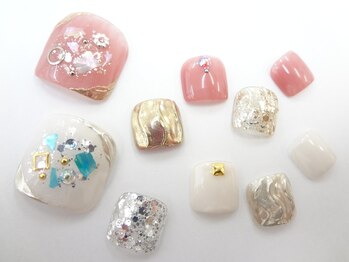 ネイルサロン クイール 小山店(NAIL SALON QUILL)/フット☆ニュアンス