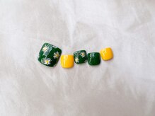 エイミー 金町(amy)/手がきフラワーネイル