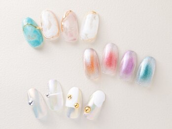 ティアリーネイル コレットマーレ店(Tiary Nail)/夏らしいニュアンス♪