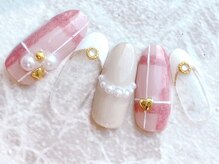 ラルネイル 大宮(Lull. nail)/#上品 #フレンチ #チェック柄