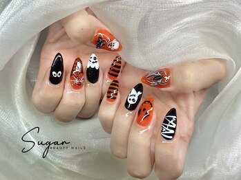 シュガービューティーネイルズ(Sugar Beauty Nails)/ハロウィンネイルデザイン