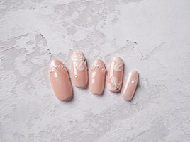 ぷっくりフラワーネイル