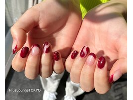 ボルドーフレンチネイル♪[原宿]