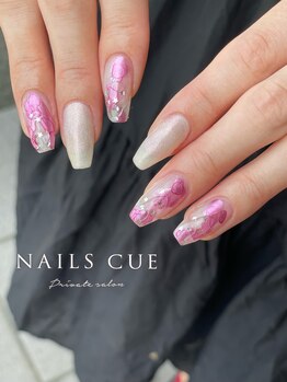 ネイルズキュー(NAILS CUE)/シンプルニュアンスデザイン