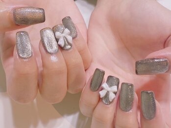 ネイルサロン ル リアン(Nailsalon Le lien)の写真/《ジェルネイル画像持ち込み＆相談コース★》"好きなもの"がぎゅっと詰まったお気に入りのネイルを♪