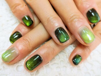 エムネイル(M Nail)/マグネットネイル・グリーン