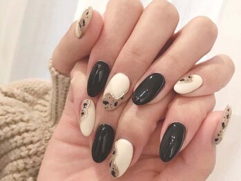 ネイルマジック 仙台一番町店(NAIL MAJIC)/アニマル変形フレンチ☆オーダー