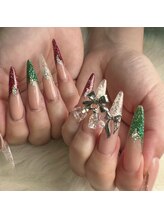レイネイル レイエステティック 岐阜茜部店(RAY NAIL & RAY ESTHETIC)/クリスマススカルプ