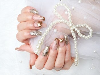 ネイルサロン チェリッシュ(nail salon Cherish)の写真/《鳳駅すぐ》持ち込みデザイン¥6000～♪シンプル～華やかまで、予算内に応じてあなたの"可愛い"をご提供＊