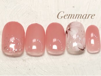 ジェンマーレ 青葉台店(Gemmare)/上品大人フラワーネイル