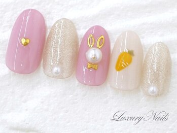 ラグジュアリーネイルズ アカバネ(Luxury Nails Akabane)/干支*うさぎアート