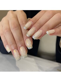 ミントリーフ バイ リート(Mint leaf by Reat)/インクネイル×オーロラフレンチ