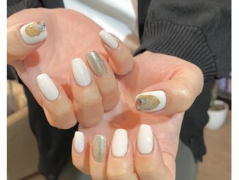 オテモネイル(otemo.nail)/インク天然石ネイル