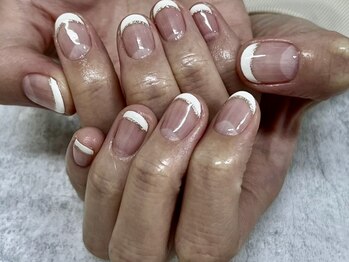 ミンク バイ キャンアイドレッシー(MINK by Can I Dressy)/白フレンチネイル