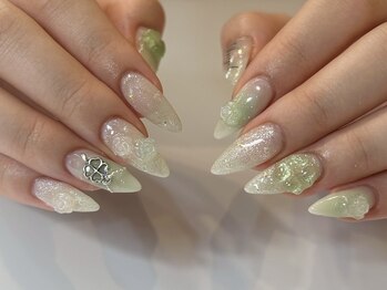 アイ ネイルズ 天神店(I nails)/wish　clover　￥6500～