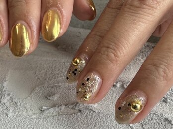 キャリー(Carry)の写真/シンプルからトレンドまで幅広く楽しめる◎デザインに迷う方へ、最新ネイルをお得な定額プランでご用意♪