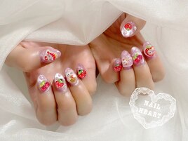 いちごネイル
