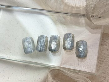 ノンチェ 大阪梅田店(Nonche)の写真/上品シンプルが叶う♪パラジェル長さだしで映える初夏ネイル！マグネット・フィルイン・持ち込みデザイン◎