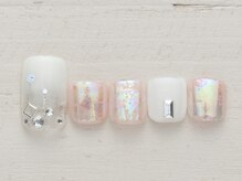 ノーネイル 川越(NO NAIL KAWAGOE)/オーロラビジュー ￥4990