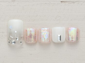 ノーネイル 川越(NO NAIL KAWAGOE)/オーロラビジュー ￥4990