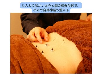 ここつ漢方薬店 二俣川院/お灸と鍼の相乗効果