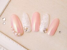 ネイルサロンフォーユー(for u)/オーロラ×マーブル￥６９８０