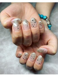 ラメグラデーション