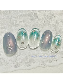 ネイルサロン クイル(QUILL)/1月雪の結晶