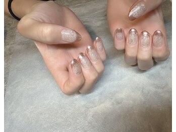 エンジェリック カラーズ(Angelic colors)/ミラーフレンチネイル☆