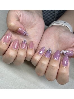 シェル(shell)/フラワーネイル♪