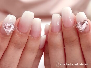 ミケ/白グラデーション(パーツ別追加)