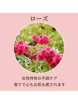 イヤシス マイン峰山店/【ハーブ蒸し】ローズ効能