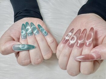 ワイエムネイル(YM_nail)の写真/【蒲郡】自宅サロンなのでマンツーマン施術が嬉しい◎安くて可愛いデザイン豊富で通いやすさも魅力♪