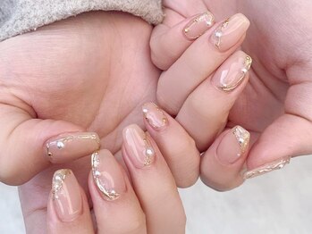 ネイルマジック 仙台一番町店(NAIL MAJIC)/ちゅるん☆ミラーアート