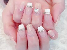 デコール 心斎橋(DECOR)/チェーンストーンフレンチネイル