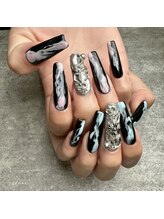 レイネイル レイエステティック 岐阜茜部店(RAY NAIL & RAY ESTHETIC)/ニュアンスマーブルスカルプ