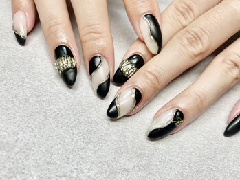 ニコミー(nicomii)/バイカラーネイル/¥11,000