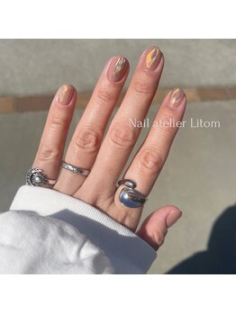 ネイルアトリエ リトム(Nail atelier Litom)/ハンド/定額デザイン