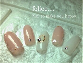 ネイルサロン フェリーチェ(felice)/【定額ネイル】¥7480