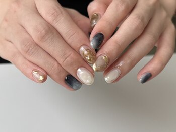 プチナノ(petitnano)/【rina】ニュアンスネイル