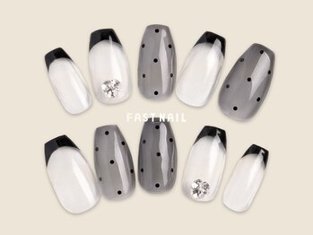 ファストネイル 札幌駅前店(FAST NAIL)/フレンチ/ドット【12384】