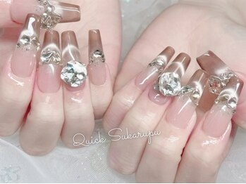 グラデーションマグネットネイル