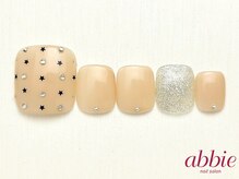 ネイルサロン アビー 宮益坂店(abbie)/シルバースターダスト[FB]¥11550