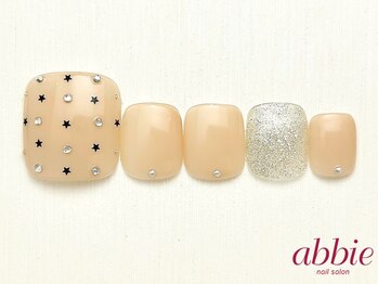 ネイルサロン アビー 宮益坂店(abbie)/シルバースターダスト[FB]¥11550