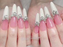 Quick Sukarupu 池袋東口【チップ長さだし専門店】/ホワイトフレンチネイル