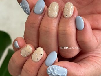 アモネイルアトリエ('amo nail atelier)/クロスパーツ♪