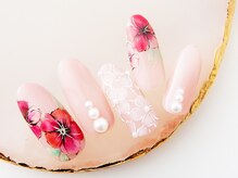 モア ネイル(MOA NAIL)/大人ハイビスカスアート
