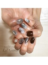 リルガーデン 新宿南口(Lil' Garden)/ニュアンス×グレージュブラウン