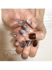 ニュアンス×グレージュブラウン