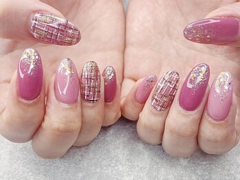 プリズム(PRISM)/ジェルネイルツイードネイル